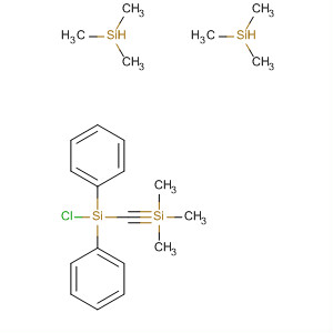 Silane, [(chlorodiphenylsilyl)methylidyne]tris[trimethyl- molecular structure