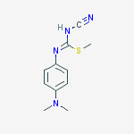 methyl N-cyano-N'-[4-(dimethylamino)phenyl]carbamimidothioate