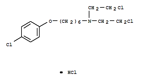N,N-bis(2-chloroethyl)-6-(4-chlorophenoxy)hexan-1-amine