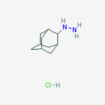 ADAMANTAN-2-YLHYDRAZINE HYDROCHLORIDE molecular structure