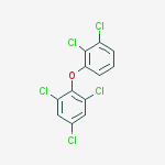 1,3,5-trichloro-2-(2,3-dichlorophenoxy)benzene molecular structure