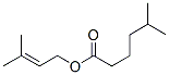 5-Methylhexanoic acid 3-methyl-2-butenyl ester molecular structure