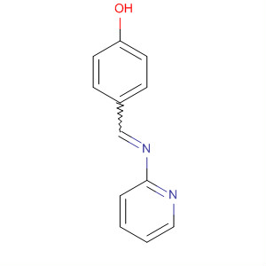 Phenol, 4-[(2-pyridinylimino)methyl]- molecular structure