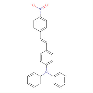 Benzenamine, 4-[(1E)-2-(4-nitrophenyl)ethenyl]-N,N-diphenyl- molecular structure