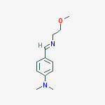 4-(2-methoxyethyliminomethyl)-N,N-dimethylaniline molecular structure