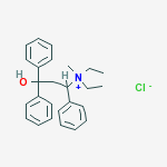 DIETHYL(3-HYDROXY-1,3,3-TRIPHENYLPROPYL)METHYLAMMONIUM CHLORIDE HEMIHYDRATE