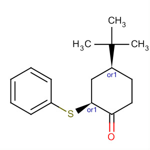Cyclohexanone, 4-(1,1-dimethylethyl)-2-(phenylthio)-, cis- molecular structure