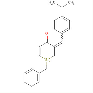4H-1-Benzothiopyran-4-one,2,3-dihydro-3-[[4-(1-methylethyl)phenyl]methylene]- molecular structure
