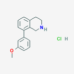 8-(3-methoxyphenyl)-1,2,3,4-tetrahydroisoquinoline hydrochloride