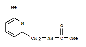 CARBAMIC ACID,[(6-METHYL-PYRIDIN-2-YL)METHYL]-,METHYL ESTER molecular structure