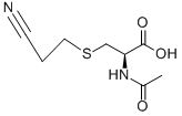 N-ACETYL-S-(2-CYANOETHYL)-L-CYSTEINE molecular structure