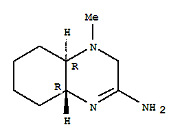 2-Quinoxalinamine,3,4,4a,5,6,7,8,8a-octahydro-4-methyl-, (4aR,8aR)-rel- molecular structure