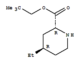 2-Piperidinecarboxylicacid, 4-ethyl-, 2,2-dimethylpropyl ester, (2R,4R)- molecular structure