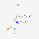 1-bromo-3-(6-chloroquinolin-1-ium-1-yl)propan-2-ol;bromide