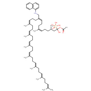 6,10,14,18,22,26,30,34,38-Tetracontanonaen-1-ol,3,7,15,19,23,27,31,35,39-nonamethyl-11-[(1-naphthalenylamino)methyl]-, dihydrogen phosphate (ester), (6Z,10E,14Z,18Z,22Z,26Z,30E,34E)-