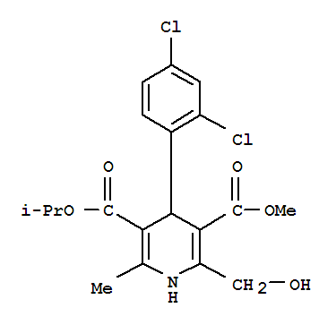 3,5-Pyridinedicarboxylicacid, 4-(2,4-dichlorophenyl)-1,4-dihydro-2-(hydroxymethyl)-6-methyl-, 3-methyl5-(1-methylethyl) ester