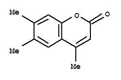 4,6,7-trimethyl-2H-chromen-2-one molecular structure