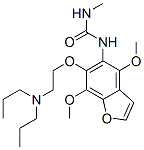 3-[6-[2-(dipropylamino)ethoxy]-4,7-dimethoxy-benzofuran-5-yl]-1-methyl -urea