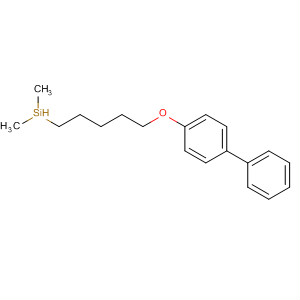 Silane, [5-([1,1'-biphenyl]-4-yloxy)pentyl]dimethyl- molecular structure