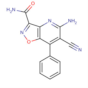 Isoxazolo[4,5-b]pyridine-3-carboxamide, 5-amino-6-cyano-7-phenyl-