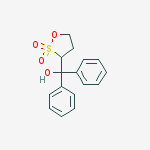 (2,2-DIOXIDO-1,2-OXATHIOLAN-3-YL)(DIPHENYL)METHANOL molecular structure