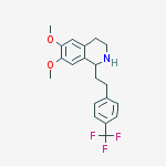 6,7-dimethoxy-1-[2-(4-trifluoromethyl-phenyl)-ethyl]-1,2,3,4-tetrahydroisoquinoline