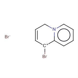 Quinolizinium, 1-bromo-, bromide molecular structure