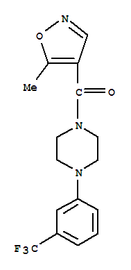 Methanone, (5-methyl-4-isoxazolyl)[4-[3-(trifluoromethyl)phenyl]-1-piperazinyl]-