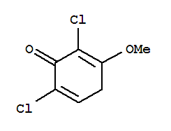 2,5-Cyclohexadien-1-one,2,6-dichloro-3-methoxy- molecular structure