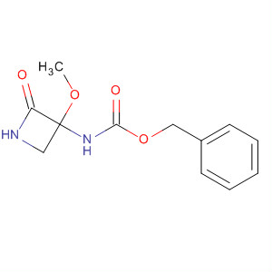 Carbamic acid, (3-methoxy-2-oxo-3-azetidinyl)-, phenylmethyl ester