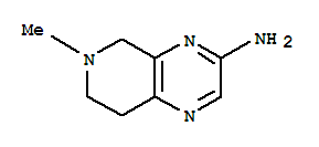 Pyrido[3,4-b]pyrazin-3-amine,5,6,7,8-tetrahydro-6-methyl- molecular structure
