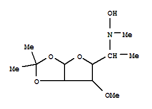5,6-dideoxy-5-[hydroxy(methyl)amino]-3-O-methyl-1,2-O-(1-methylethylidene)hexofuranose