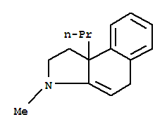 1H-Benz[e]indole,2,3,5,9b-tetrahydro-3-methyl-9b-propyl- molecular structure