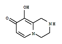 8H-Pyrido[1,2-a]pyrazin-8-one,1,2,3,4-tetrahydro-9-hydroxy- molecular structure