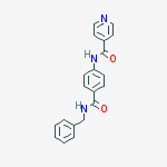 N-[4-(benzylcarbamoyl)phenyl]isonicotinamide molecular structure