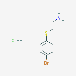 2-[(4-bromophenyl)sulfanyl]ethanamine molecular structure