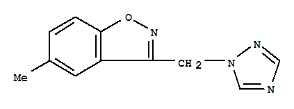 1,2-Benzisoxazole,5-methyl-3-(1H-1,2,4-triazol-1-ylmethyl)-