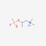 2-{[fluoro(methyl)phosphoryl]oxy}-N,N,N-trimethylpropan-1-aminium