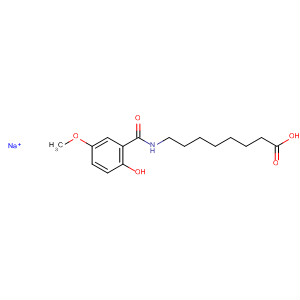 Octanoic acid, 8-[(2-hydroxy-5-methoxybenzoyl)amino]-, monosodiumsalt