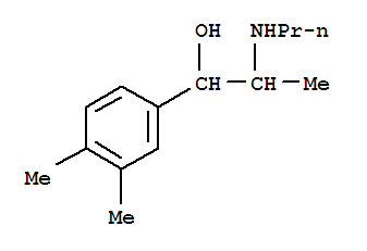 Benzenemethanol,3,4-dimethyl-a-[1-(propylamino)ethyl]- molecular structure