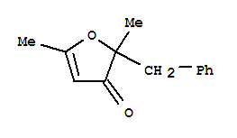 3(2H)-Furanone,2,5-dimethyl-2-(phenylmethyl)- molecular structure