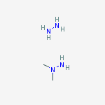 1,1-Dimethylhydrazine - hydrazine (1:1) molecular structure