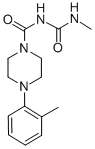 1-(4-Methylallophanoyl)-4-(o-tolyl)piperazine molecular structure