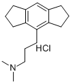 1,2,3,5,6,7-Hexahydro-N,N-dimethyl-s-indacene-4-propanamine hydrochlor ide molecular structure
