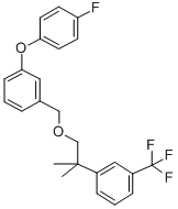3-(4-Fluorophenoxy)benzyl 2-(3-trifluoromethylphenyl)-2-methylpropyl e ther molecular structure