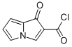 1H-Pyrrolizine-2-carbonylchloride, 1-oxo- molecular structure