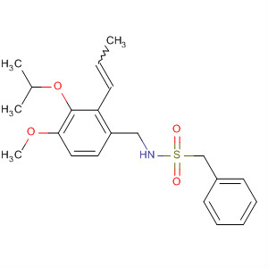 Benzenemethanesulfonamide,N-[[4-methoxy-3-(1-methylethoxy)-2-(1Z)-1-propenylphenyl]methyl]-