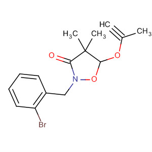 3-Isoxazolidinone,2-[(2-bromophenyl)methyl]-4,4-dimethyl-5-(2-propynyloxy)-