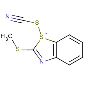 Thiocyanic acid, (methylthio)benzothiazolyl ester molecular structure