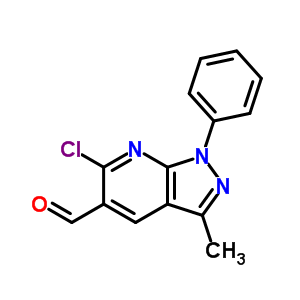 6-CHLORO-3-METHYL-1-PHENYL-1H-PYRAZOLO[3,4-B]PYRIDINE-5-CARBALDEHYDE